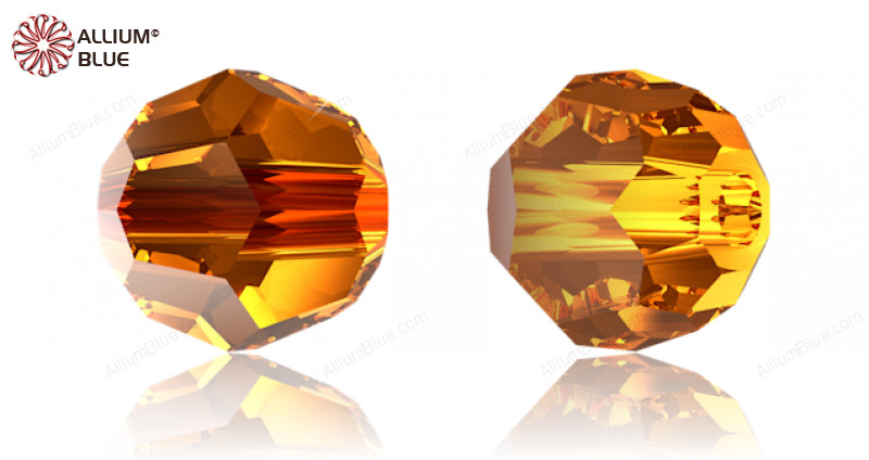 amber swarovski crystal