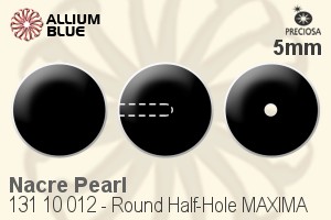 PRECIOSA Round Pearl 1/2H MXM 5 pearlesc.violet