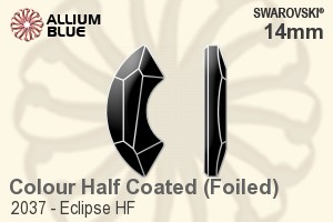 Swarovski Eclipse Flat Back Hotfix (2037) 14mm - Colour (Half Coated) With Aluminum Foiling - 關閉視窗 >> 可點擊圖片