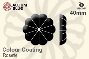 Preciosa Rosette (2528) 40mm - Colour Coating - Click Image to Close