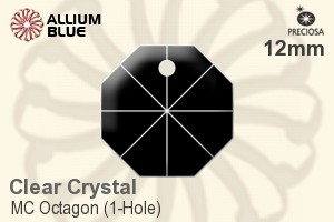 Preciosa MC Octagon (1-Hole) (2571) 12mm - Clear Crystal - 关闭视窗 >> 可点击图片