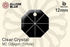 プレシオサ MC Octagon (1-Hole) (2571) 12mm - クリスタル