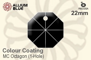 Preciosa MC Octagon (1-Hole) (2571) 22mm - Colour Coating - 关闭视窗 >> 可点击图片