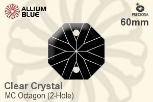 プレシオサ MC Octagon (2-Hole) (2611) 60mm - クリスタル - ウインドウを閉じる