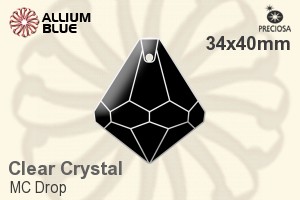 Preciosa MC Drop (2626) 34x40mm - Clear Crystal - Haga Click en la Imagen para Cerrar