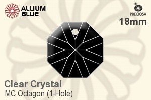 Preciosa MC Octagon (1-Hole) (2636) 18mm - Clear Crystal - 關閉視窗 >> 可點擊圖片