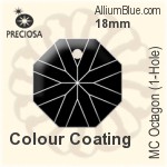 Preciosa MC Octagon (1-Hole) (2636) 20mm - Metal Coating