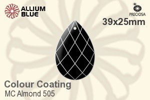 Preciosa MC Almond 505 (2661) 39x25mm - Colour Coating - 關閉視窗 >> 可點擊圖片