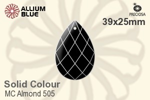 Preciosa MC Almond 505 (2661) 39x25mm - Solid Colour - 关闭视窗 >> 可点击图片