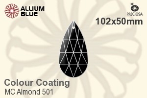 Preciosa MC Almond 501 (2662) 102x50mm - Colour Coating - Haga Click en la Imagen para Cerrar