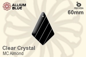Preciosa MC Almond (2697) 60mm - Clear Crystal - Haga Click en la Imagen para Cerrar