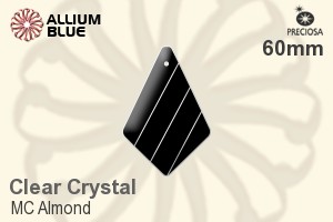 Preciosa MC Almond (2697) 60mm - Clear Crystal