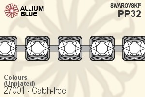 Swarovski Catch-free Cupchain (27001) PP32, Unplated, 00C - Colors