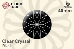 Preciosa Rivoli (2729) 40mm - Clear Crystal - Click Image to Close
