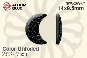 スワロフスキー Moon ラインストーン (2813) 14x9.5mm - カラー 裏面にホイル無し - ウインドウを閉じる