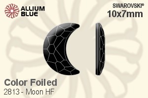 Swarovski Moon Flat Back Hotfix (2813) 10x7mm - Color With Aluminum Foiling