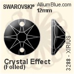 施華洛世奇 Cabochon 平底石 (2080/4) SS34 - Clear Crystal With Platinum Foiling