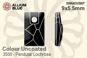 Swarovski Pendular Lochrose Sew-on Stone (3500) 9x5.5mm - Colour (Uncoated) Unfoiled - 關閉視窗 >> 可點擊圖片