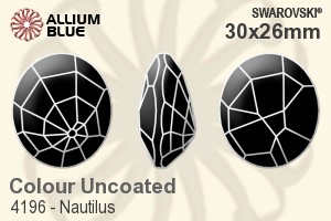 Swarovski Nautilus Fancy Stone (4196) 30x26mm - Colour (Uncoated) Unfoiled - Haga Click en la Imagen para Cerrar