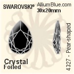 Swarovski XILION Chaton (1028) SS45 - Colour (Uncoated) With Platinum Foiling