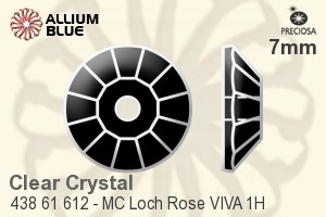 Preciosa MC Loch Rose VIVA 1H Sew-on Stone (438 61 612) 7mm - Clear Crystal - Haga Click en la Imagen para Cerrar