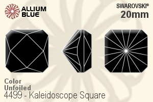Swarovski Kaleidoscope Square Fancy Stone (4499) 20mm - Color Unfoiled - Haga Click en la Imagen para Cerrar