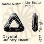 Swarovski XILION Chaton (1028) SS24 - Crystal (Ordinary Effects) With Platinum Foiling