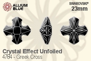 Swarovski Greek Cross Fancy Stone (4784) 23mm - Crystal Effect Unfoiled - Haga Click en la Imagen para Cerrar