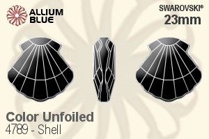 施华洛世奇 Shell 花式石 (4789) 23mm - 颜色 无水银底