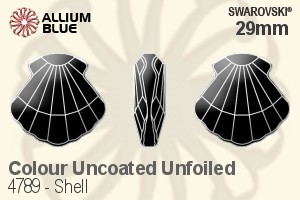 Swarovski Shell Fancy Stone (4789) 29mm - Colour (Uncoated) Unfoiled - 关闭视窗 >> 可点击图片