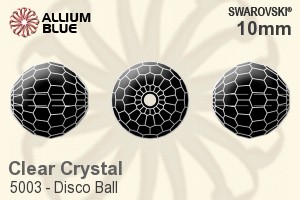スワロフスキー Disco Ball ビーズ (5003) 10mm - クリスタル