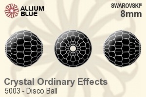 スワロフスキー Disco Ball ビーズ (5003) 8mm - クリスタル エフェクト - ウインドウを閉じる