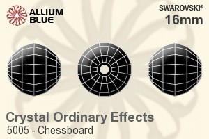 スワロフスキー Chessboard ビーズ (5005) 16mm - クリスタル エフェクト - ウインドウを閉じる