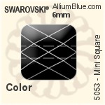 施華洛世奇 Mini 正方形 串珠 (5053) 8mm - 顏色