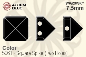 施華洛世奇 正方形 Spike (Two Holes) 串珠 (5061) 7.5mm - 顏色 - 關閉視窗 >> 可點擊圖片