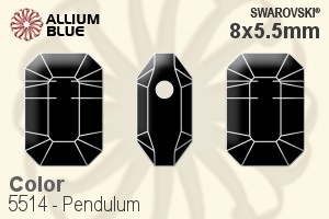 スワロフスキー Pendulum ビーズ (5514) 8x5.5mm - カラー