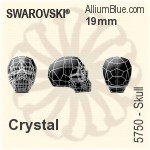 Swarovski Skull Bead (5750) 19mm - Color