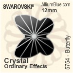 スワロフスキー Leaf ペンダント (6735) 26x16mm - カラー
