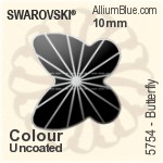 Swarovski Butterfly Bead (5754) 10mm - Clear Crystal