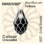 Swarovski Small Briolette Pendant (6007) 9x5mm - Clear Crystal