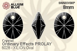 Swarovski XILION Oval Pendant (6028) 8mm - Crystal Effect PROLAY - Haga Click en la Imagen para Cerrar