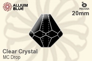 Preciosa MC Drop (6302) 20mm - Clear Crystal