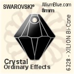 Swarovski XILION Bi-Cone Pendant (6328) 10mm - Crystal Effect