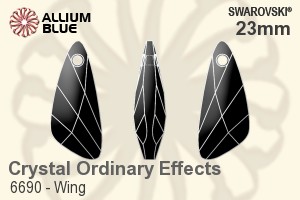 スワロフスキー Wing ペンダント (6690) 23mm - クリスタル エフェクト
