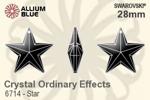 Swarovski Star Pendant (6714) 28mm - Crystal Effect