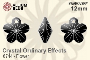 スワロフスキー Flower ペンダント (6744) 12mm - クリスタル エフェクト - ウインドウを閉じる