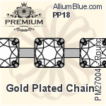 PREMIUM Round Cupchain (PM27004) PP24 - Gold Plated Chain