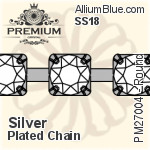 PREMIUM Round Cupchain (PM27004) SS18 - Silver Plated Chain