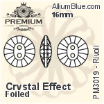 PREMIUM Rivoli Sew-on Stone (PM3019) 14mm - Color