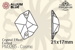 PREMIUM Cosmic Sew-on Stone (PM3265) 21x17mm - Crystal Effect With Foiling - 关闭视窗 >> 可点击图片